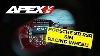 Delivering A Turn-Key Racing Simulator With A 911 RSR Sim Racing Wheel - APEX V2R + Porsche Canada!