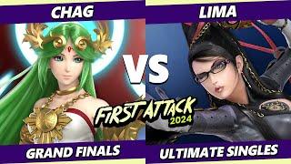 First Attack 2024 GRAND FINALS - Chag (Palutena) Vs. Lima (Bayonetta) Smash Ultimate - SSBU