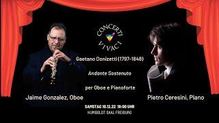 Gaetano Donizetti  (1797-1848) Andante Sostenuto per Oboe e Pianoforte