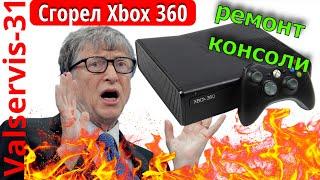 Ремонт консоли Xbox 360 не включается.