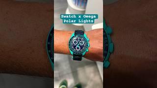 Swatch x Omega Mission on Earth Polar Lights #swatch #omega #speedmaster