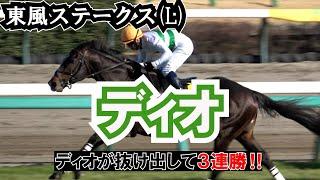 【東風ステークス2024】ディオが抜け出して３連勝‼ 現地映像