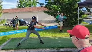 Paul McBeth slow motion backhand drive