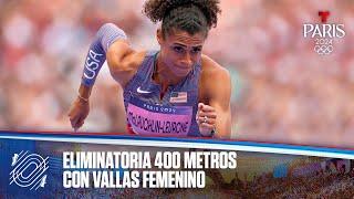 Highlights Atletismo: Fase eliminatoria 400m con vallas para mujeres | Juegos Olímpicos París 2024