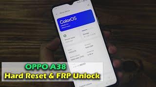 OPPO A38 Hard Reset & FRP Unlock Google Account Android 13