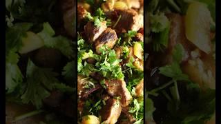 Recipe for summer young lamb, a whole frying pan for BIG CHEF