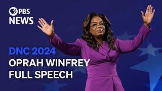 WATCH: Oprah Winfrey's full speech urging voters to choose joy by choosing Harris at the DNC