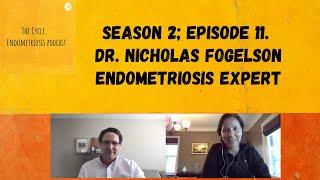 Endometriosis Podcast: Season 2; Episode 11. Dr. Nicholas Fogelson Endometriosis expert.