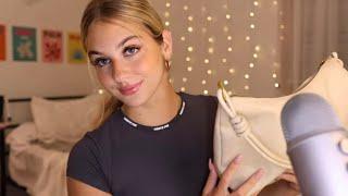 ASMR What’s In My Bag  Tapping, Scratching, Whispered Ramble, Trigger Assortment