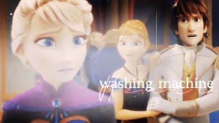 washing machine heart  | Elsa + Hiccup ft. Anna.