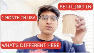 COMPLETING 1 MONTH IN USA AS F1 STUDENT | WHAT'S DIFFERENT HERE | PART 1 | VLOG