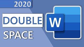 How to double space in Word in 1 MINUTE (HD 2020)