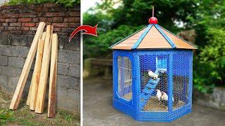 Low cost chicken coop design | Creative chicken cage ideas