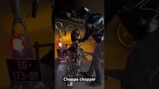 Choppa chopper France Paris #motorcycle #automobile #choppermotorcycle #harleychopper #chopperbike