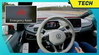 Emergency Assist im VW ID.3 im Test: Nothalteassistent & eCall ausprobiert!