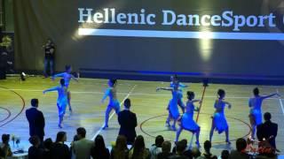 Hellenic DanceSport Open 2015 : Adults : All Ladies Latin : Team 150