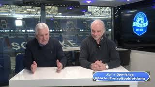 Fussball Legenden Talk zum Fußball Bundesliga Spiel des FC Schalke 04 gegen Berlin