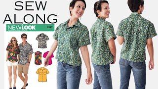 How to Sew Button Front Shirts: Convertible Collars, Yokes & Pockets for Men & Women