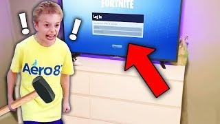 l'enfant RAGE après que sa maman supprime son compte fortnite .. (GROSSE ERREUR)