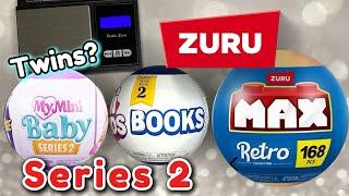 주루 마이 미니 베이비 시리즈 2, 북 시리즈 2, 맥스 빌드 레트로 #트리플 주루 언박싱