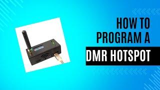 how to set up a DMR Hotspot with WPSD