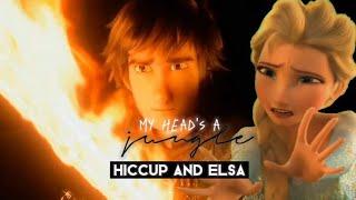 My head's a jungle | Hiccup + Elsa