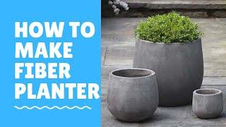 How to Make Fiberglass Planters