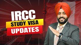 IRCC STUDY VISA UPDATES | STUDY VISA UPDATES 2024 |  USA CANADA UK