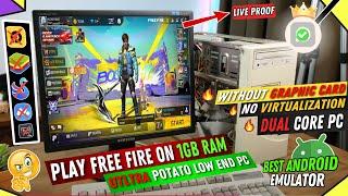 New Best Lite Emulator For Low End PC & Laptop 1GB RAM PC Without Graphics Card | NON VT