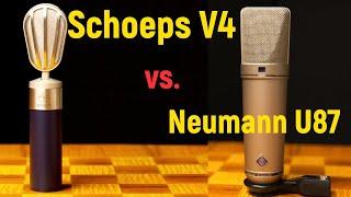 Vergleich Schoeps V4 vs Neumann U87 | Stimme, Gitarre, Gesang