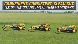 Introducing the TM105, TM120 and TM135 trailed mowers