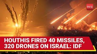 '40 Houthi Missiles, 320 Drones Fired Towards Israel...': IDF's Big Admission Amid Tensions