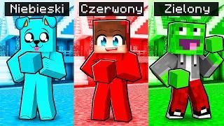 BUDUJEMY w KOLORACH YOUTUBERÓW w Minecraft! 