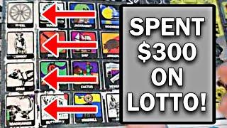 SPENDING $300 ON Scratch Off Lottery Tickets | ARPLATINUM