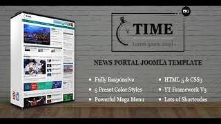 SJ Time - Responsive News Portal Joomla Template | Themeforest Website Templates and Themes