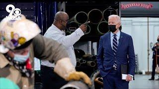 President Biden visits Maryland Plumbers and Gasfitters Local 5 Training Facility