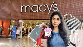 MACYS VLOG: Dussara- Try On Haul of Dresses + Estée Lauder Unboxing #shortsfeed #ytshorts