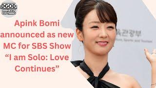 Bomi FROM Apink JOINS SBS Plus Program as New MC!