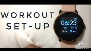 iTech Fusion Smartwatch - Running Mode Set-up