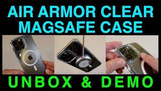 Air Armor Clear HaloLock MagSafe Case by ESR for iPhone 13, Pro, Pro Max Demo Review Unboxing