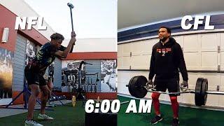 Day In The Life: NFL Player Vs CFL Player