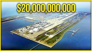 The Extraordinary $20 Billion Floating Airport in Japan [Kansai Island Airport]