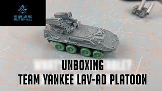 Unbox and look at - Team Yankee LAV-AD platoon