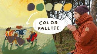 How to choose colour palette for your art + colour inspiration