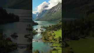  Fly Over Norway’s Stunning Fjords||#Norway #Fjords #AerialViews #NaturalWonders #TravelInspiration