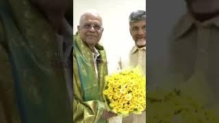 Chandrababu Naidu With Superstar Rajinikanth