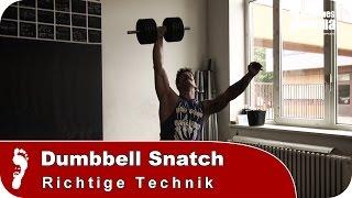 Dumbbell Snatch (Reißen) | Technik Tutorial & one arm PR (personal record)!