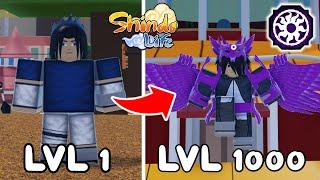 Noob to Pro Using 2nd Form Raion Rengoku in Shindo Life | Level 1 - 1000 (ROBLOX)