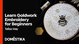 Goldwork Embroidery for Beginners: Capture the Natural World - Course Talisa May | Domestika English