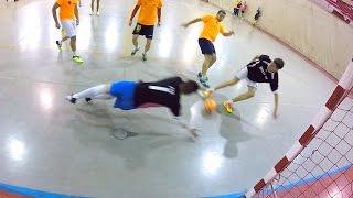 Best Goalkeeper Saves  - FUTSAL INDOOR SOCCER GOPRO